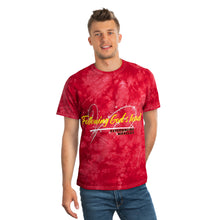 Load image into Gallery viewer, Following God&#39;s Lead, Experiencing Miracles Tie-Dye Tee, Crystal
