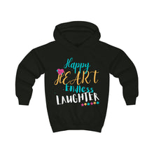 Load image into Gallery viewer, Happy Hearts, Endless Laughter Kids Hoodie
