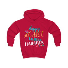 Load image into Gallery viewer, Happy Hearts, Endless Laughter Kids Hoodie
