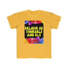Load image into Gallery viewer, Believe in yourself and fly Kids Regular Fit Tee

