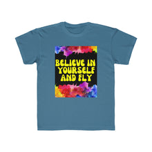 Load image into Gallery viewer, Believe in yourself and fly Kids Regular Fit Tee
